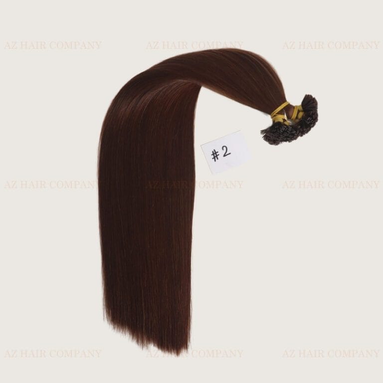 Flat-Tip-Hair-Extensions-Color-#2-Premium-Vietnamese -Hair