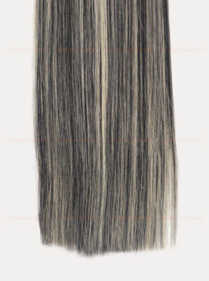 Premium-Flat-Tip-Extensions-Highlight-Color-#1-mix-#Silver-Authentic-Vietnamese-Hair-1